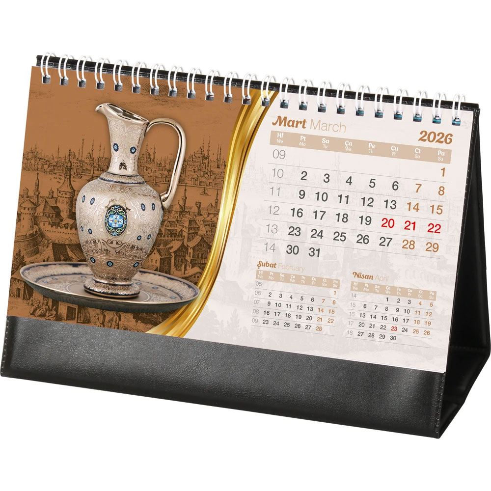 AMT-02-SB Osmanlı Masa Takvimi ürün resim