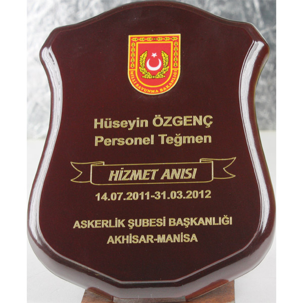 BK-75 Ahşap Plaket ürün resim