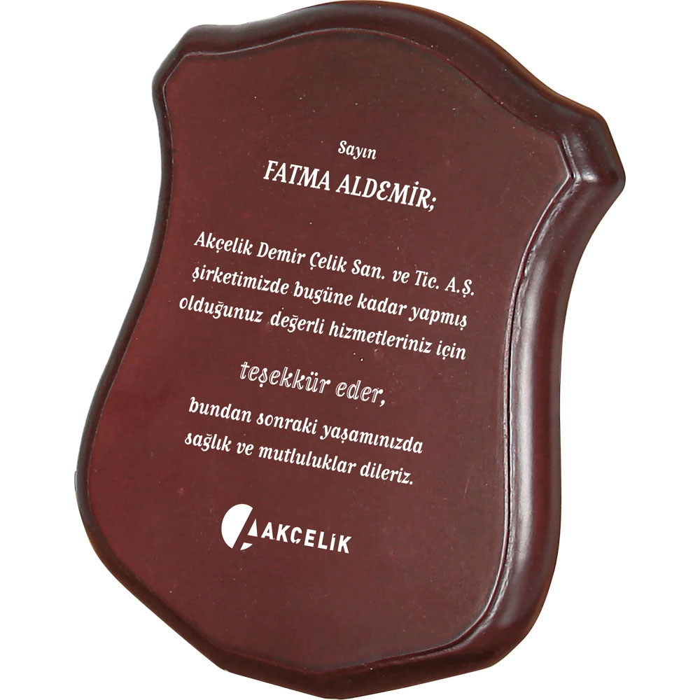 BK-76 Ahşap Plaket ürün resim