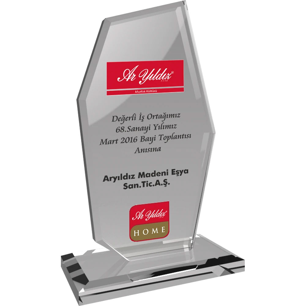 EKT-275-ŞF Kristal Plaket ürün resim