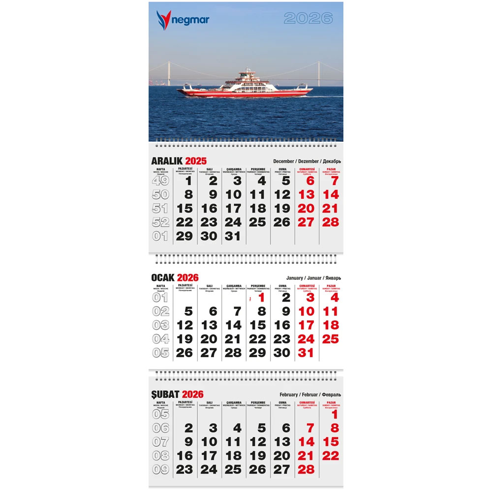 GMC-22 Klasik Taslama Gemici Takvim ürün resim