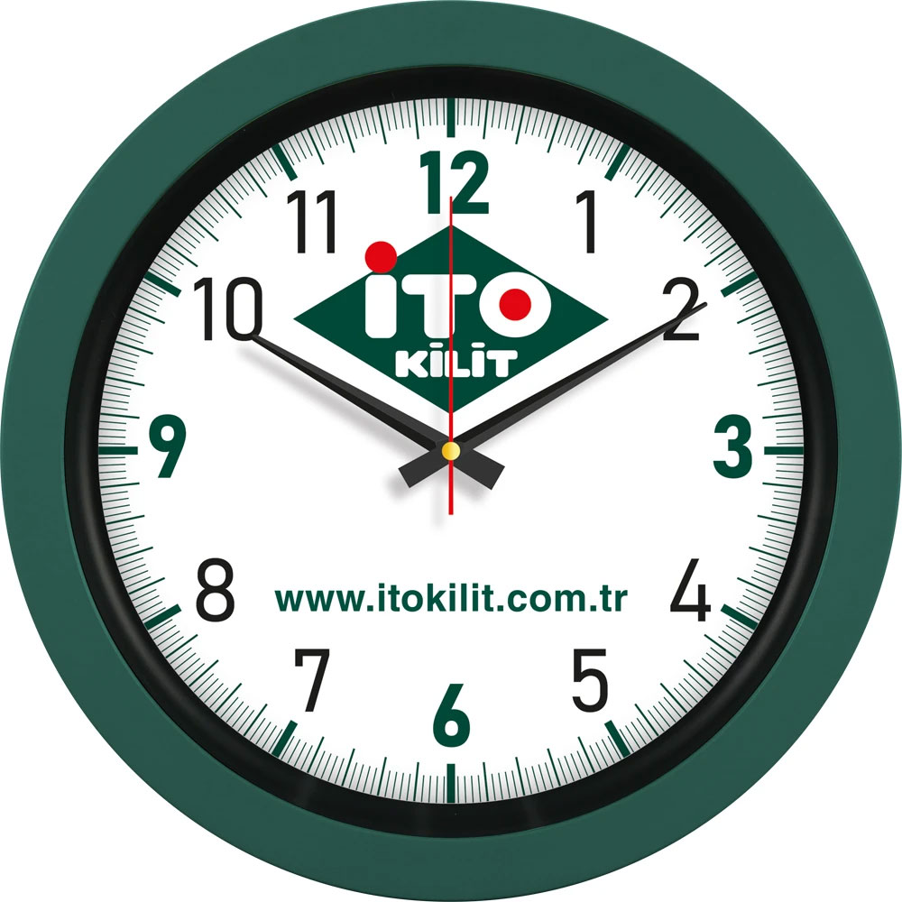 V30-346-HYSL Plastik Duvar Saati