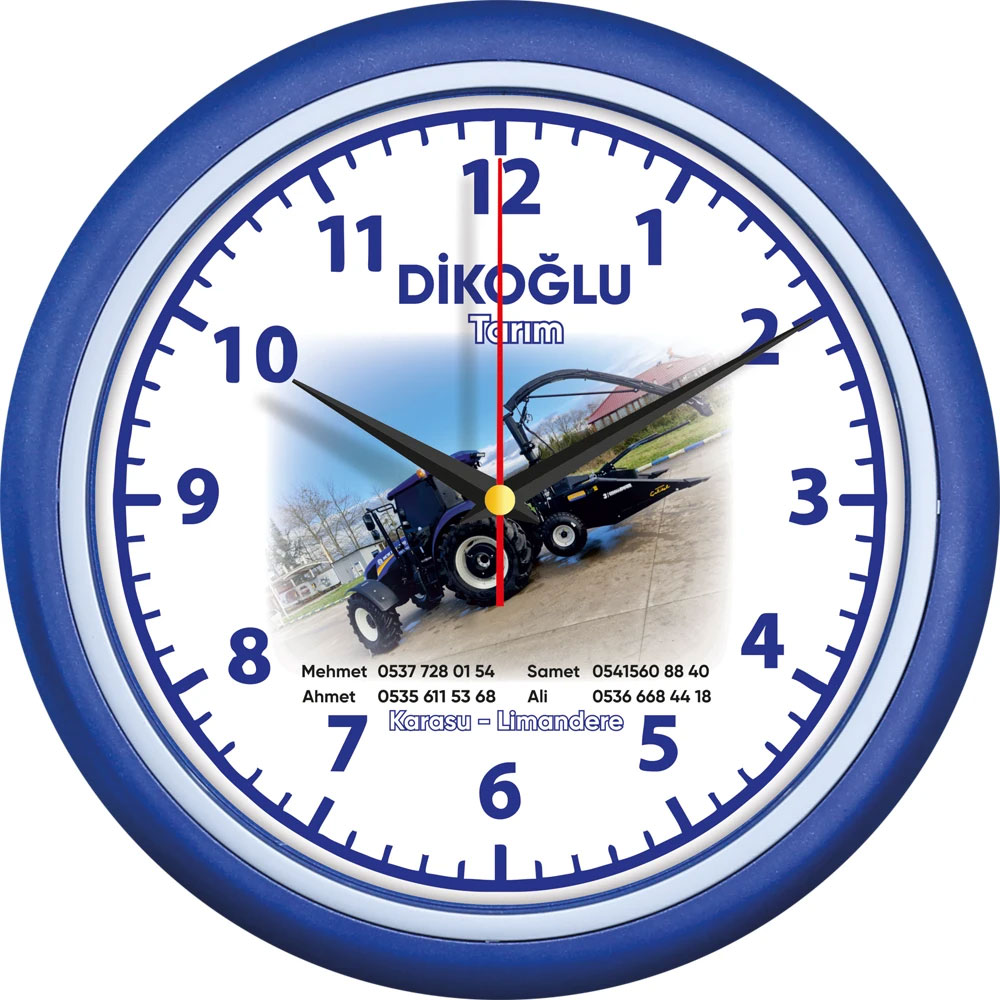 V30-510-L Plastik Duvar Saati - Resim1