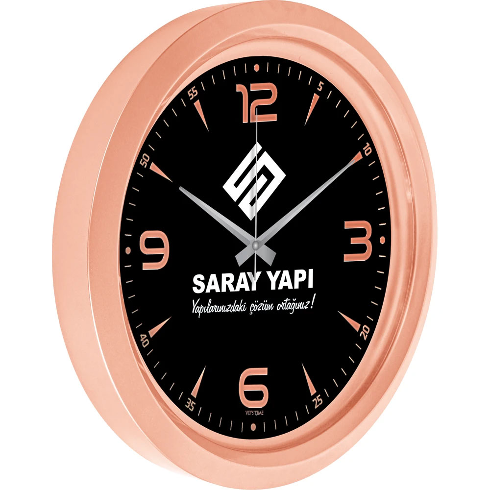 V30-743-B Metalize Duvar Saati ürün resim